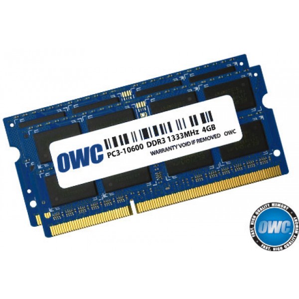 OWC Memory 8.0GB 2 x 4.0GB PC10600 DDR3 Kit