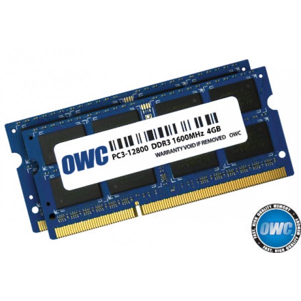 OWC Memory 8.0GB 2 x 4.0GB PC12800 DDR3L Kit